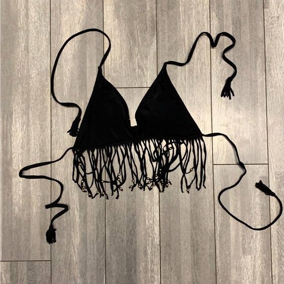 Raisins Tassled Bikini Top - Picture 1 of 5